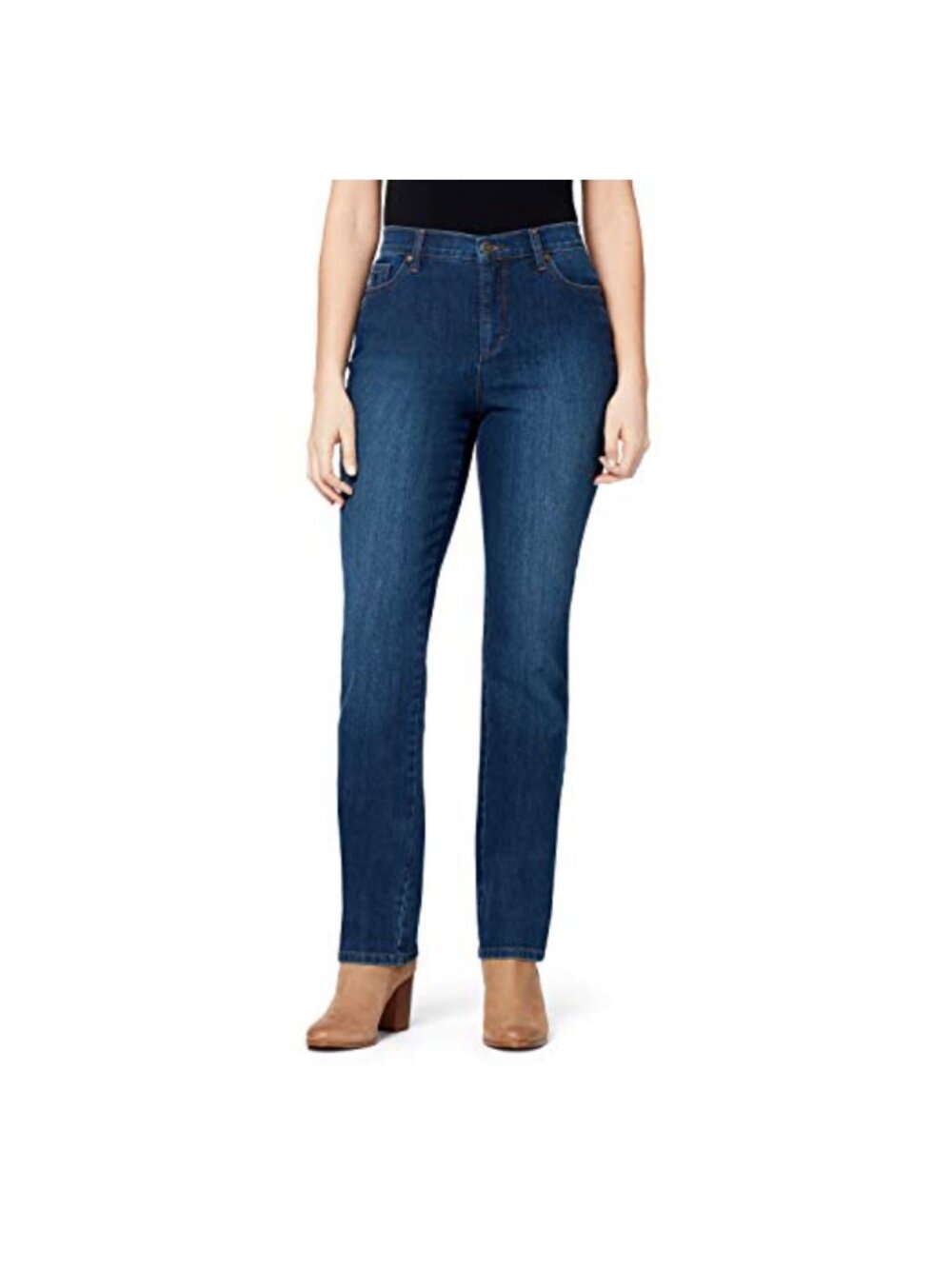 High Rise Tapered Jeans Amanda Classic Fit Denim Casual Everyday